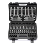 Mayouko 107-PIECE Bit Socket Set, 1/4", 3/8" And 1/2" Drive, Torx/hex/ball En.... Fixed Price $111.16.