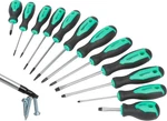 Amazon Basics Magnetic Screwdrivers Set, 12-PIECE, Phillips, Slotted, Torx. Fixed Price $17.99.