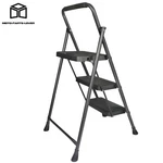 Step Ladder Folding Stool Sturdy Steel With Wide Anti-slip Pedal 330 Lbs. Fixed Price $38.39.