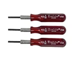 (qty 3) Vintage Xcelite P23 Stubby Allen Screwdriver - 3/32 Made Usa. Fixed Price $19.99.