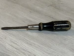 Vintage Irwin Screwdriver Flat Head Tool 6.5 Wooden Handle Black. Fixed Price $14.99.