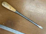 Irwin Vintage Perfect Handle Screwdriver 14 1/2" Flathead. Fixed Price $29.00.