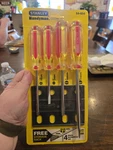 Vintage Stanley Piece 64-854 Screw Driver Set Unpunched Nos (usa). Fixed Price $99.95.