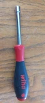 Wiha 1/4 X 70MM Softfinish Nut Driver Hollow Shaft 343Z Red/black Handle. Fixed Price $5.95.