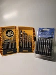Dewalt Drill Bit Set & Warrior 32PC 3" Long Reach Security Steel. Fixed Price $24.99.