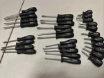 Pittsburgh 31 Piece Screwdriver Set Phillips & Flat 2X4 1/4X4 3/16X3 2X1 1/2 1X3. Fixed Price $24.99.