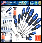 Sorako 11-PIECE Magnetic Screwdriver Set, 5 Phillips And Slotted Tips, Include. Fixed Price $26.99.