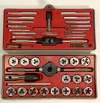 Vintage Sears Craftsman 42 Pc Kromedge Tap & Hexagon Die Tool Set Case P-5201. Fixed Price $79.00.