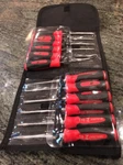 Snap On SGMINI12AR Pc Pic, Screwdriver & Torx Set Red. Fixed Price $239.95.
