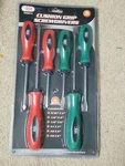 Cushion Grip Screwdrivers, 6-PIECE Flat Head And Phillips Iit. Fixed Price $16.18.
