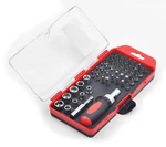 King 50-PC Compact Screwdriver Bits Socket Set W/stubby Ratchet Handle Sae. Fixed Price $17.95.