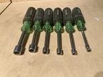 Greenlee Preowned 6 Piece Nut Driver Set. Fixed Price $32.00.