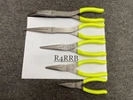 Snap-on Tools New 5 Piece Hi Viz Soft Grip Long Neck Needle Nose Pliers Lot Set. Fixed Price $349.95.