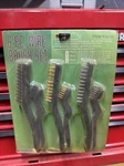 Lot Of Six Brass, Stainless Steel & Nylon Detail And Mini Brush Parts Clean. Fixed Price $8.99.