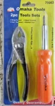 Omaha Tool 70063 2PC Screwdriver 6-IN-1 & Slip Joint Plier Set Drop Forged. Fixed Price $7.95.