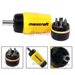 Maxcraft 6 In 1 Ratchet Screwdriver Gearless And Bit Set. Fixed Price $8.95.