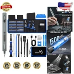 Deluxe 144-PC Electric Screwdriver, 120 Magnetic Bits, 5-TORQUE, Chrome Vanadium. Fixed Price $84.59.