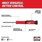 Milwaukee 48-22-2932 4-IN-1 Pocket Multi-bit Screwdriver Precision Tool. Fixed Price $36.05.