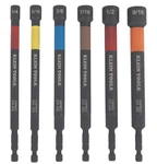 Klein Tools 32930 Magnetic Color-coded Power Nut Setters Set, 6 Pc.. Fixed Price $33.00.