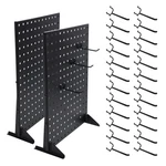 2PCS Metal Pegboard Display Stand With 24 Hooks For Craft Shows & Fairs,b.... Fixed Price $59.62.