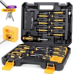 Magnetic Screwdrivers Set With Case, 43-PIECE Includs Slotted, Phillips, Hex,. Fixed Price $25.78.