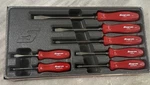 New Snap-on Piece Red Hard Handle Screwdriver Set SDDX70AR. Fixed Price $229.99.
