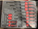 Snap On Tools Usa SGDX120BR 12PC Red Soft Grip Combo Screwdriver Set New. Fixed Price $399.00.