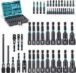 Libraton 54PCS Magnetic Nut Driver Set, Impact Drill Bit 1/4", Metric &. Fixed Price $58.79.