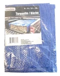 Tool Bench Hardware 4' X Blue Tarpaulin 6',. Fixed Price $13.99.