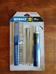 Kobalt 26 Piece Ratcheting Precision Screwdriver Set #0070035. Fixed Price $15.00.