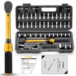 Yiyeie 50PCS Bike Torque Wrench Set 1/4 Inch 10-220 In.lb Precision Kit. Fixed Price $81.99.