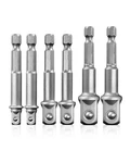 Boen Impact Grade Socket Adapter Set, 6-PCS Drill Bit With 6PCS Sae. Fixed Price $12.87.
