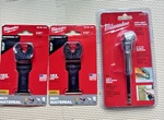 Milwaukee 49-25-1231 Open-lok Multi Tool Blades+ 48-32-2100 Off-set Adaptor 1/4". Fixed Price $24.99.