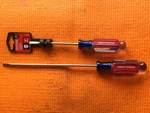 New Craftsman Flat 3/16 Slotted Screwdriver - 8" Long Shaft & 4" Of 2. Fixed Price $24.99.