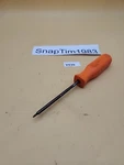 Mac Tools Torx Star Tip Screwdriver Orange Hard Handle Grip 8" Long. Fixed Price $27.99.