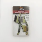 Hyde 46843 Black/white Poly Handle Mini Stripping & Scrub Wire Brush. Fixed Price $9.99.