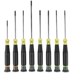 Klein Tools 8 Piece Precision Screwdriver Set Black Yellow Cushion Grip Handles. Fixed Price $40.99.