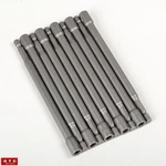 10PC Pack Of 1/4" Magnetic Hex 6" Long Driver Bits. Fixed Price $32.79.