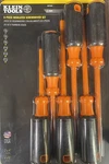 Klein Tools 85076INS Screwdriver Set, 1000V Insulated, 6-PIECE Brand New. Fixed Price $45.99.