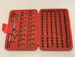 Drill Master 100-PC Security Bit Set W/case Span Spline Hollow Star Hex Square. Fixed Price $15.99.