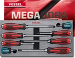 Vessel 9308EVA Megadora Jawsfit Screwdriver Pcs Set. Fixed Price $106.78.