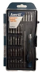 36-PIECE Anvil Precision Repair Screwdriver Tool Kit Sae + Metric Speciality. Fixed Price $12.79.
