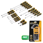 Gearwrench 20PC Combination Tri-lobe Ergonomic Screwdriver Set Orange #80066H. Fixed Price $162.22.