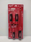 Milwaukee (48-22-2204) 4-PIECE Insulated Screwdriver With Roll Pouch. Fixed Price $49.97.
