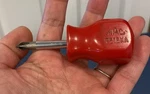 Mac Tools P212XA #2 Stubby Phillips Head Screwdriver Red Handle. Fixed Price $10.49.