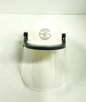 Klein Tools V-gard Hard Cap With Lineman Logo And Faceshield White 60019. Fixed Price $55.00.