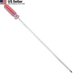 Piutouyar 12 Inch Phillips Screwdriver, Extra Long Shaft #2, Red. Fixed Price $11.51.