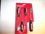 Craftsman 4 Pc Screwdriver Set CMHT65076 - New In Package. Fixed Price $16.95.