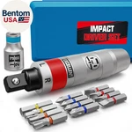13 Piece 1/2" Manual Impact Driver, Reversible Hand Screwdriver Set. Fixed Price $45.86.