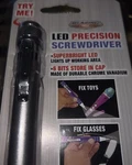 Blazing Led Gray Precision Screwdriver (#702288) New. Fixed Price $9.99.